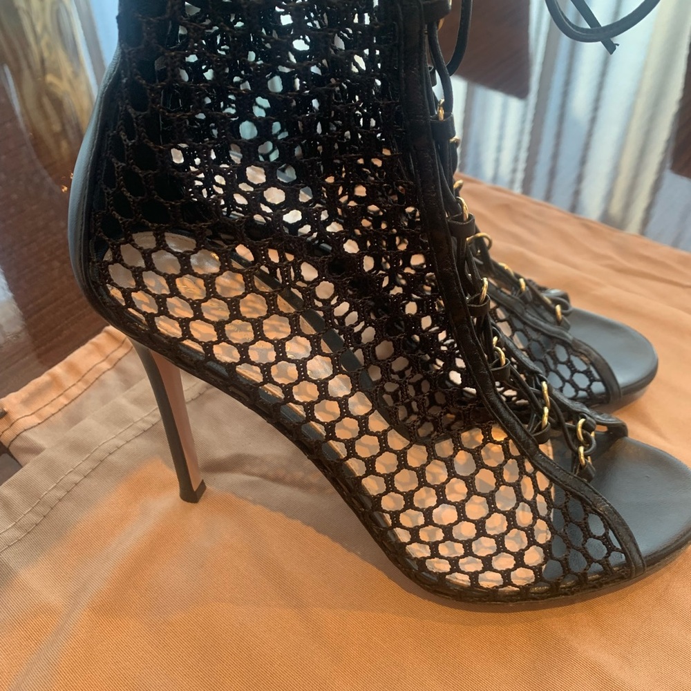 Gianvito Rossi Helena Caged Bootie - Picture 4 of 8